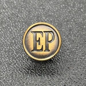 EP Gold Tone Lapel Pin